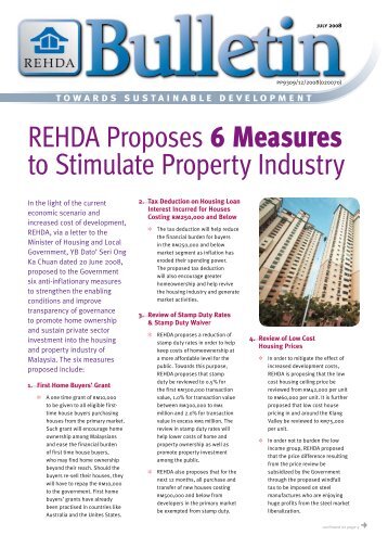 REHDA Working Committees for the Term 2008 - The Real Estate ...