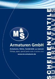 Scheibenventile - M&S Armaturen GmbH, Friedeburg