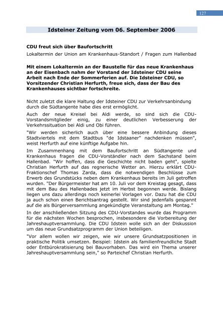 Tournesol- Pilotprojekt - FWG Idstein