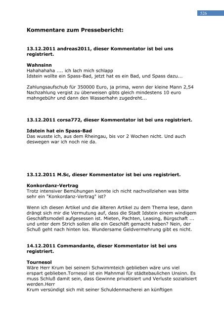 Tournesol- Pilotprojekt - FWG Idstein