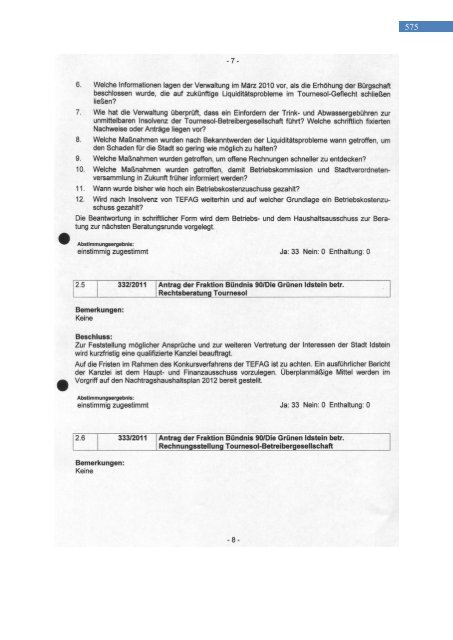 Tournesol- Pilotprojekt - FWG Idstein