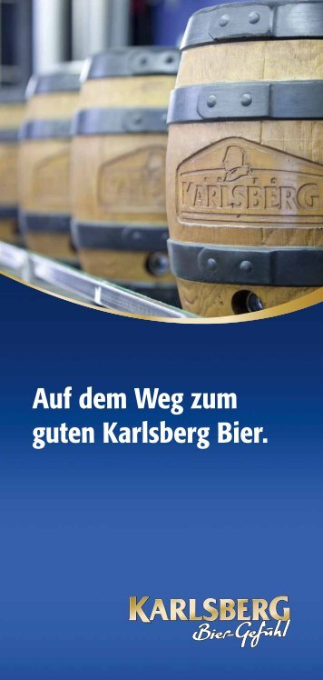 Flyer Brauereiführung als PDF downloaden - Karlsberg Brauerei
