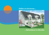 Dießen am Ammersee - Wohnungsbau Nickol