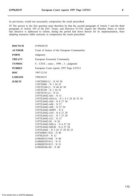 Master's Program 2004/2005 Technical and Fiscal Barriers ... - Lexnet