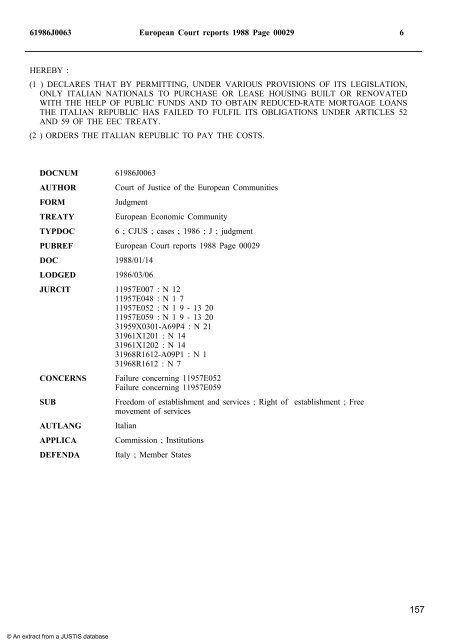 Master's Program 2004/2005 Technical and Fiscal Barriers ... - Lexnet