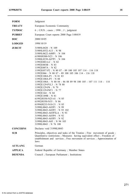 Master's Program 2004/2005 Technical and Fiscal Barriers ... - Lexnet