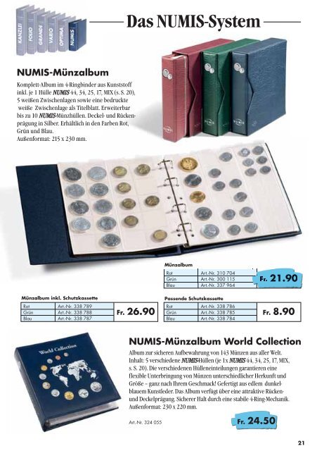 ZUBEHÖR FÜR NUMISMATIKER - Leuchtturm