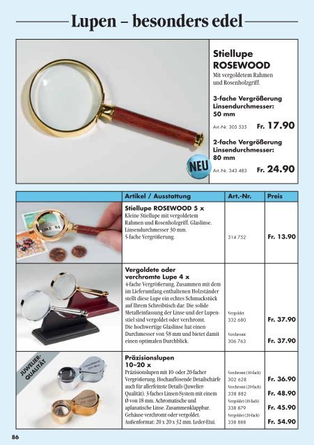 ZUBEHÖR FÜR NUMISMATIKER - Leuchtturm