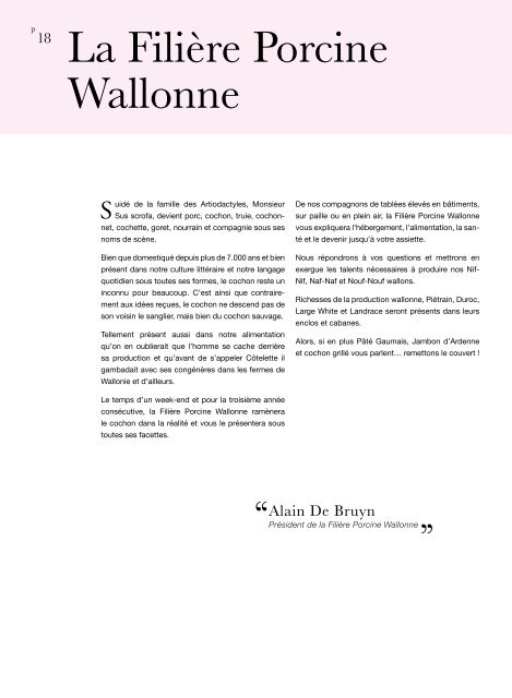 Chevetogne un peu cochon - Domaine Provincial de Chevetogne