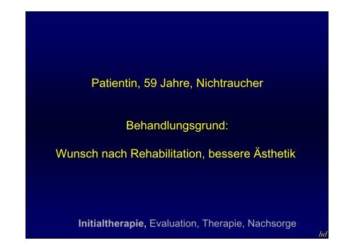Initialtherapie - Dr. Hermann Derks