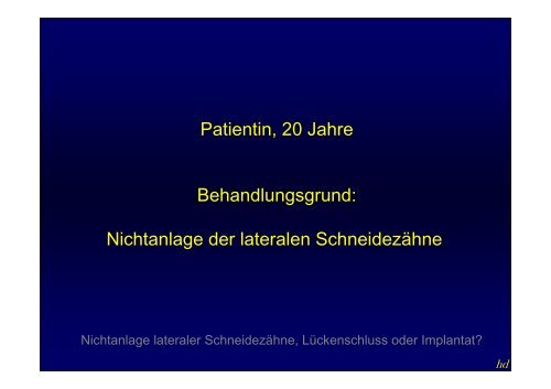 Initialtherapie - Dr. Hermann Derks