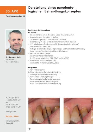 logischen Behandlungskonzeptes - Dr. Hermann Derks