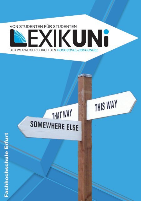 Lexikuni Ws 12 13 Fachhochschule Erfurt
