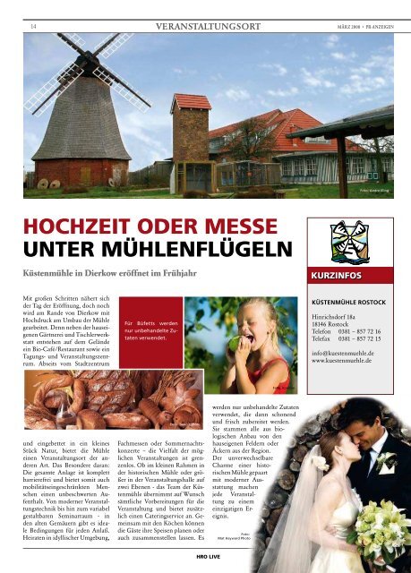 Hinter Rostocker Fassaden - HRO·LIFE - Das Magazin für die ...