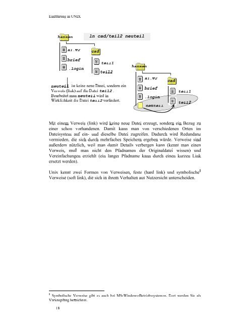 Einführung i i Arbeit mit UNIX