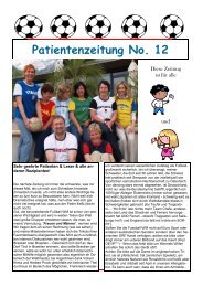 Patientenzeitung No. 12 - Dr. Heinz Kofler