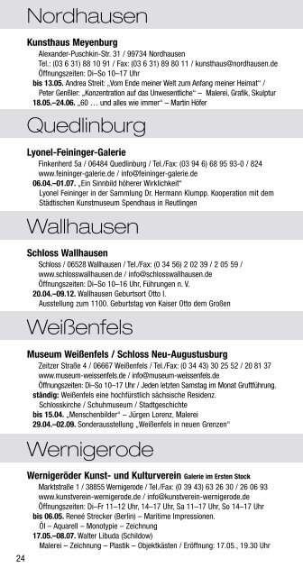 Kunst in IV 18.08 - KUNST in Mitteldeutschland
