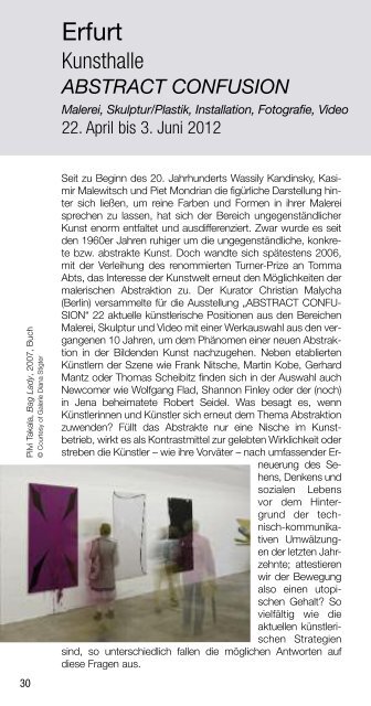 Kunst in IV 18.08 - KUNST in Mitteldeutschland