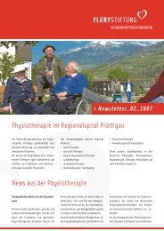 Newsletter_02_2007 - Flury Stiftung