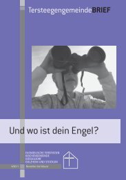 TersteegengemeindeBRIEF - Evangelische Tersteegen ...