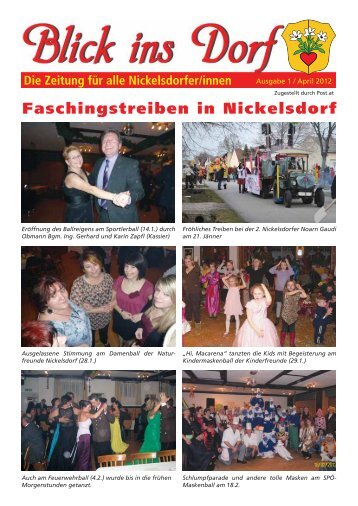 Faschingstreiben in Nickelsdorf