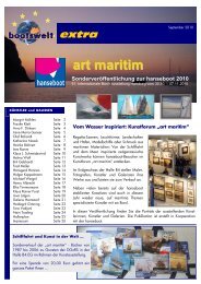 art maritim Sonderveröffentlichung zur hanseboot 2010 - Bootswelt