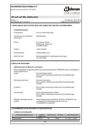 00 null null Bio Abflussfrei - SC Johnson Product Information