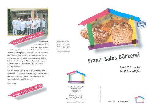 Backerei Franz Sales Haus