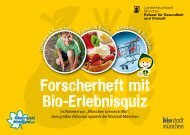 Forscherheft mit Bio-Erlebnisquiz - Mobilspiel eV