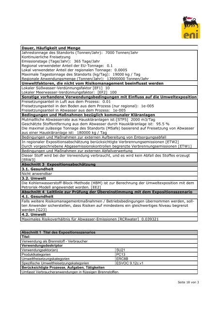 Ottokraftstoff (D) - Sicherheitsdatenblätter