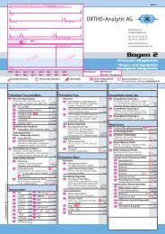 Bogen 2 - Ortho - Analytic AG