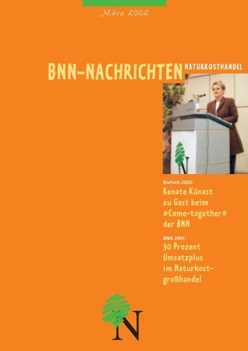 bnn-nachrichtennaturkosthandel - BNN Herstellung und Handel eV