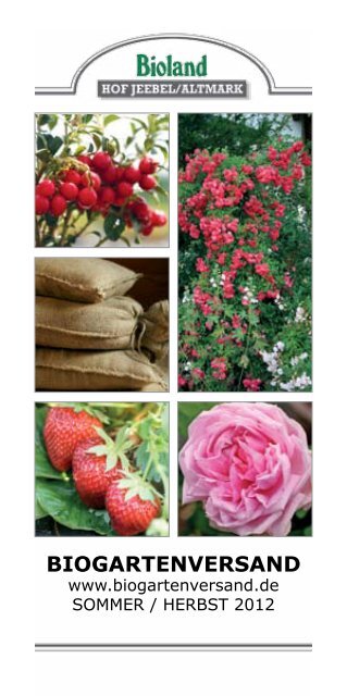 Sommer Und Herbst Aussaat Bioland Hof Jeebel Biogartenversand
