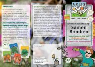 Bausatz Samenbomben - Aries Umweltprodukte