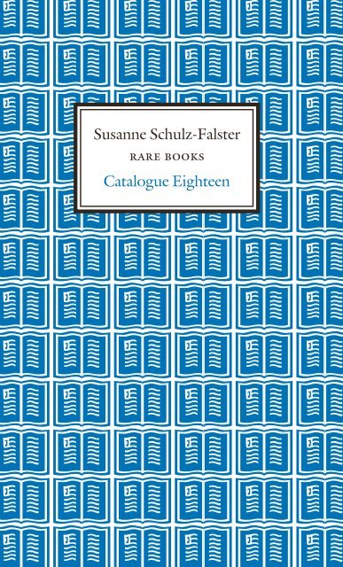 Susanne Schulz-Falster Catalogue Eighteen - International League ...