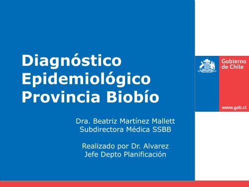 Diagnóstico S.S. Biobío. - Servicio de Salud Bío Bío