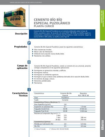 cemento bío bío especial puzolánico planta curicó - Cementos Bio Bio