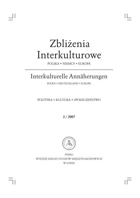 Polityka i historia - Zbliżenia Interkulturowe