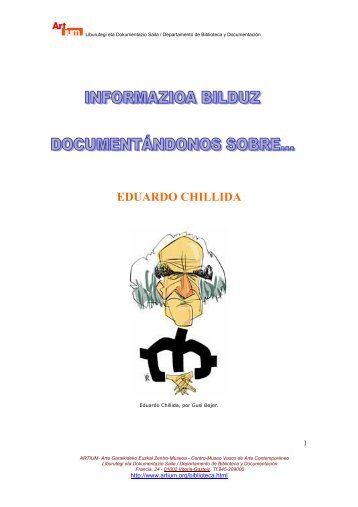 EDUARDO CHILLIDA - Artium