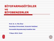 Biyofarmasötikler ve Biyobenzerler, Filiz Öner