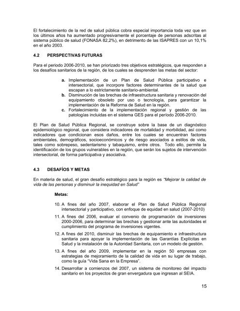 PLAN REGIONAL DE GOBIERNO 2006 2010