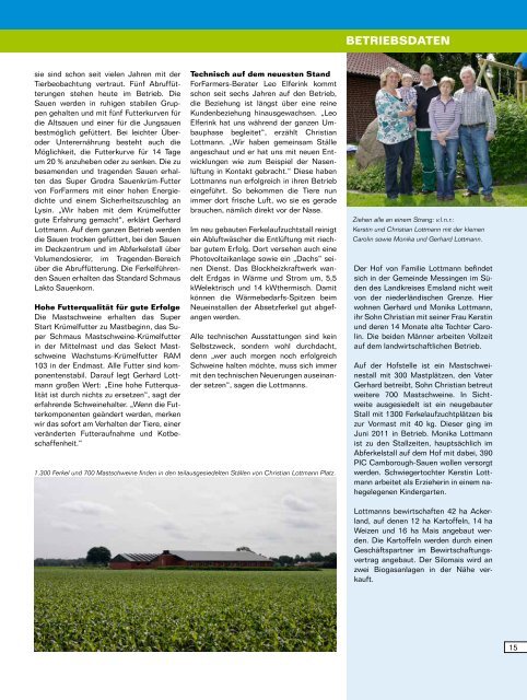 Futterpost Juni 2012 Website.pdf - ForFarmers Thesing Mischfutter ...