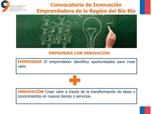 9na. Convocatoria de Innovación Emprendedora de la ... - Codesser