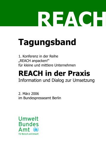 REACH-Tagungsband