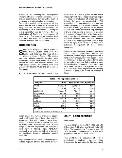 Present Scenario and Future Prospects - Science Vision