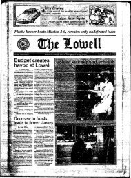Budget creates havoc at Lowell - The Lowell