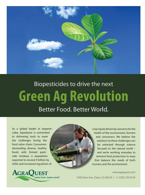 The Rise of Biopesticides - BioWorks Inc.