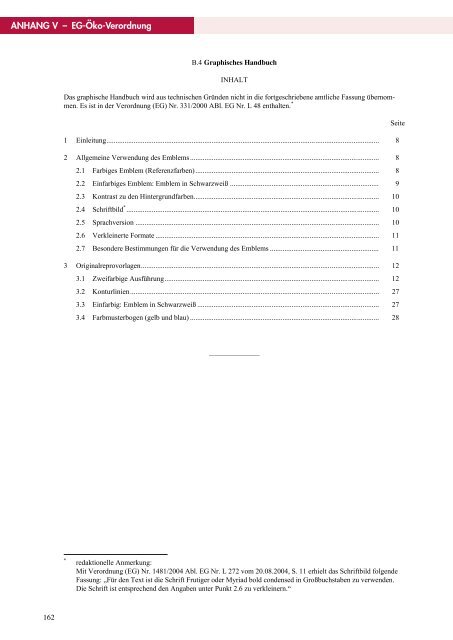 EG-Verordnung Ökologischer Landbau - Ministerium für ...