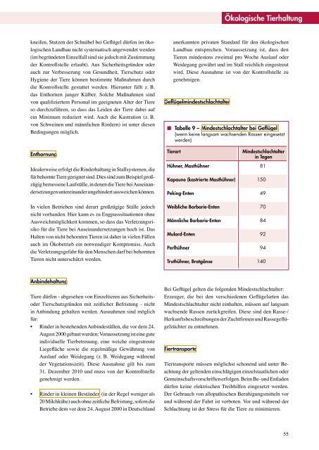 EG-Verordnung Ökologischer Landbau - Ministerium für ...