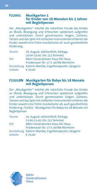 Zentrales Programm - Kirchenkreis Leverkusen